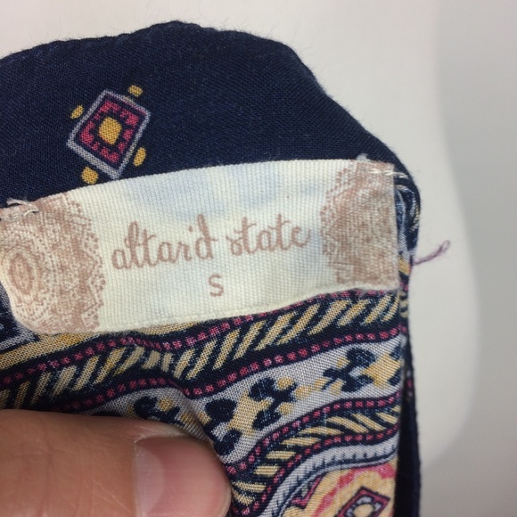 Altar’d State Bohohemian Printed Midi Dress Size S - Picture 7 of 7